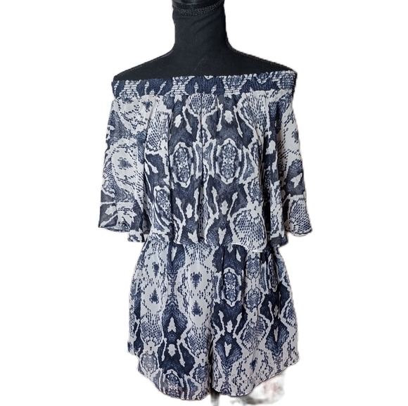 Show Me Your Mumu One Piece Romper. Animal Print - Picture 1 of 7
